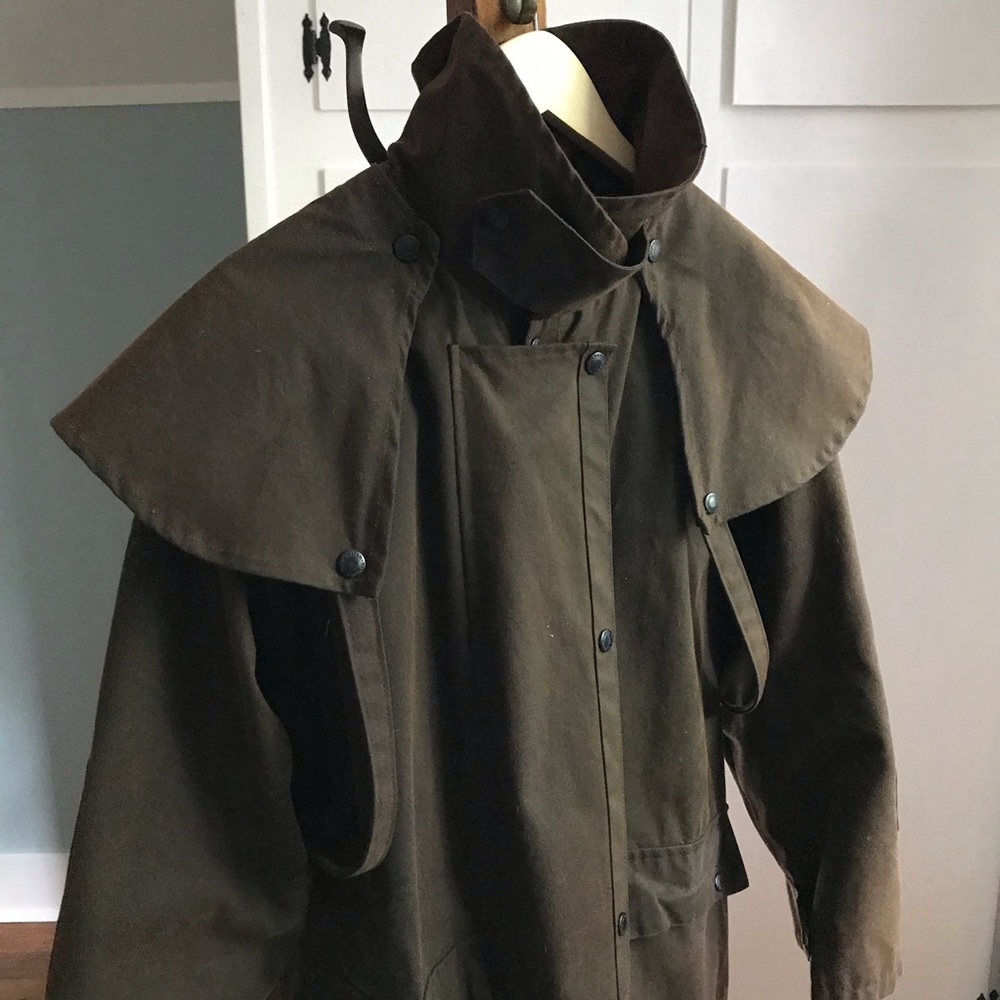 Authentic Australian Waxed Canvas Coat Size S